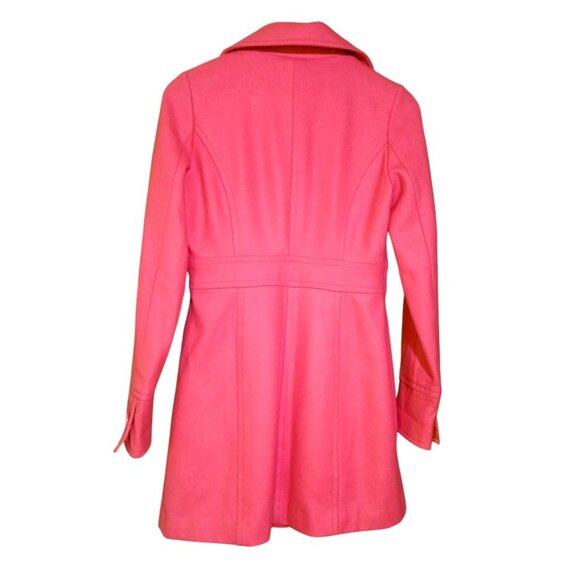 TULLE Pink Tailored Fit Wool Peacoat XS - EUC - Picture 5 of 8